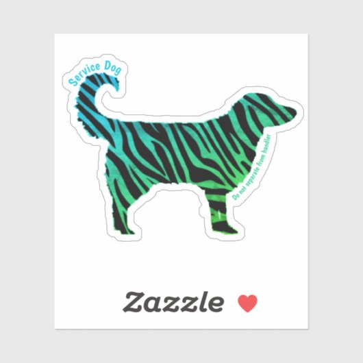 De Dog van de dienst, scheidt niet van manager Sticker (Vel)