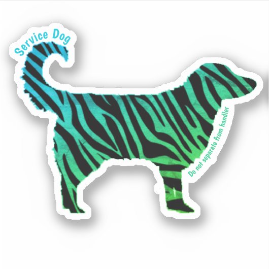 De Dog van de dienst, scheidt niet van manager Sticker (Voorkant)