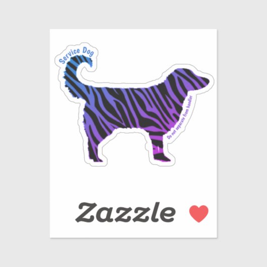 De Dog van de dienst, scheidt niet van managerster Sticker (Vel)