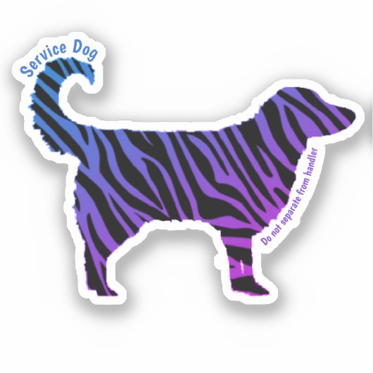 De Dog van de dienst, scheidt niet van managerster Sticker (Voorkant)