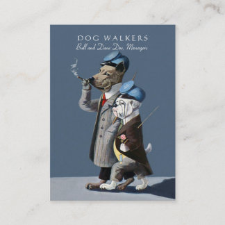 De Dog Walkers/Pet Sitter Card Visitekaartje