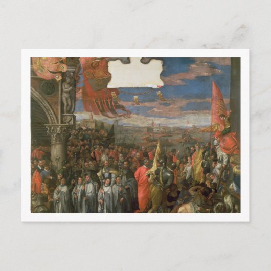 De Doge Andrea Contarini geeft Victoriair terug vo Briefkaart (Voorkant)