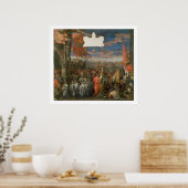 De Doge Andrea Contarini geeft Victoriair terug vo Poster (Keuken)