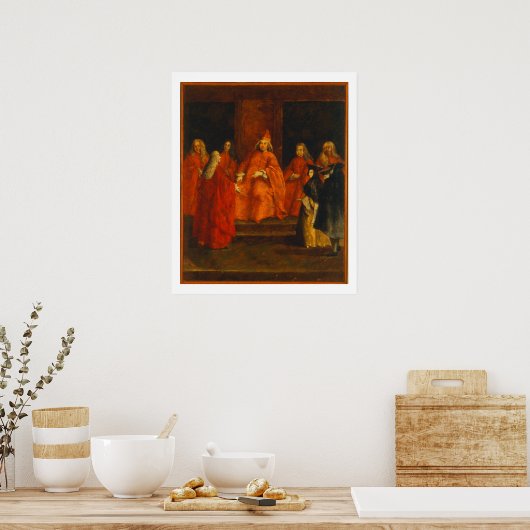 De Doge Grimani op zijn troon Poster (Keuken)
