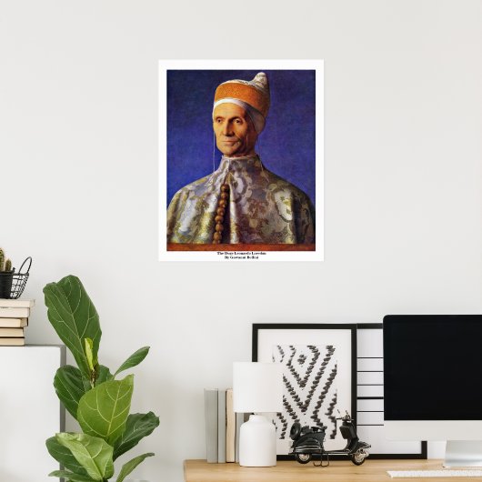 De Doge Leonardo Loredan van Giovanni Bellini Poster (Thuiskantoor)