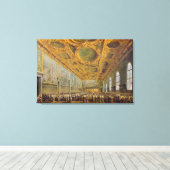 De Doge of Venice bedankt de Raad Canvas Afdruk (Insitu (Houten vloer))