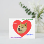 De doge Veel Valentijnsdag houdt zeer Romantisch Feestdagenkaart (Staand voorkant)