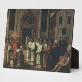 De Doge Ziani Ontmoet Paus Alexander III (1105-81) Fotoplaat (Zijkant)