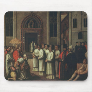 De Doge Ziani ontmoet paus Alexander III (1105-81) Muismat