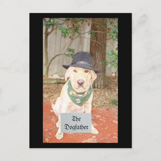 De Dogfather Briefkaart (Voorkant)