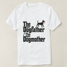 De Dogfather De Dogmother Funny Pet Ouder T-shirt