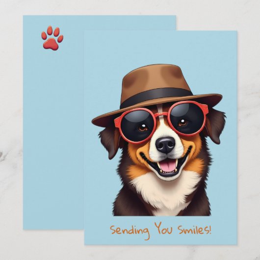 De Dogfather Feestdagenkaart (Voorkant / Achterkant)