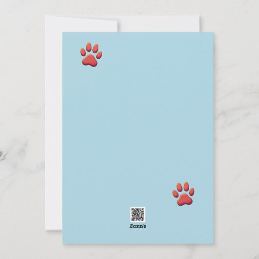 De Dogfather Feestdagenkaart (Achterkant)