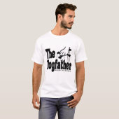 De Dogfather Funny Cute Dog vader eigenaar Pet T-shirt (Voorkant volledig)