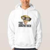 DE DOGFATHER FUNNY DOG DAD T-SHIRTS & HOODIS (Voorkant)