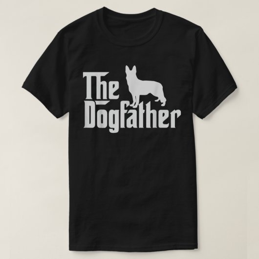 De Dogfather German Shepherd T-shirt (Design voorkant)