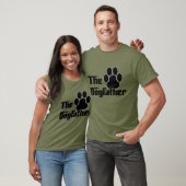 De Dogfather Hond Dier Pootafdruk T-shirt (Unisex)