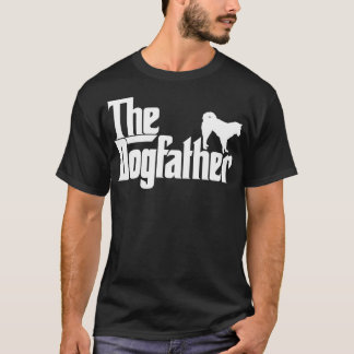 De DogFather Siberische Husky Hond Vader T-shirt
