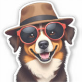 De Dogfather Sticker (Voorkant)