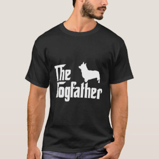 De dogfather voor Corgi Lovers Corgi Lover Gift vo T-shirt