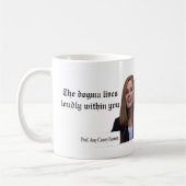 De Dogma leeft luid binnen u (kleur) Koffiemok (Links)