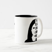 De Dogma leeft luid in me Tweekleurige Koffiemok (Voorkant rechts)