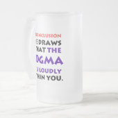 De Dogma leeft luid van mok (Voorkant links)