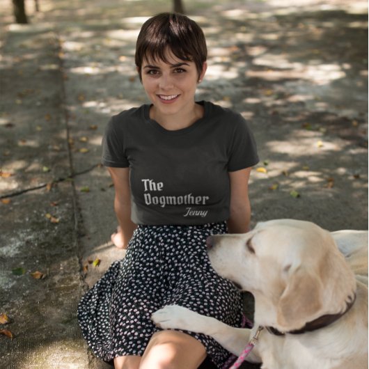 De Dogmother Funny Dog Lover Gift voor Vrouwen T-shirt