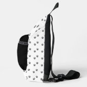 De Dogmother zwart-wit leuk gezegde Sling Bag (Rechts)