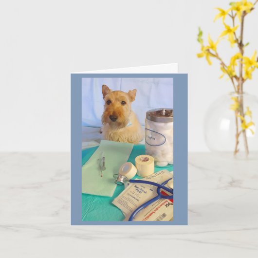 De Dogtor komt zo aan Kaart (Gele Bloem)