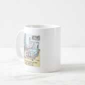 De dokken installeren enkel het hart koffiemok (Voorkant links)