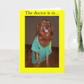 De dokter is in... kaart (Voorkant)