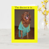 De dokter is in... kaart (Gele Bloem)
