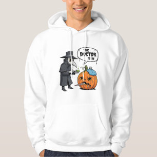 "De Dokter Is In" Pestdokter Hoodie