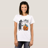 "De Dokter Is In" Pestdokter T-shirt (Voorkant volledig)