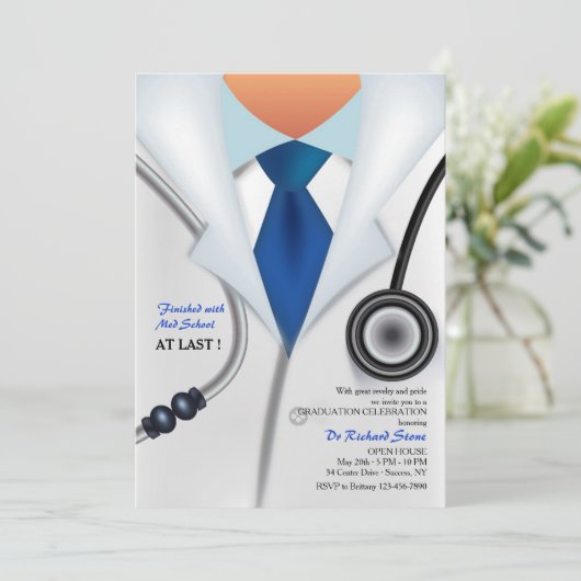 De dokter is op uitnodiging (Staand voorkant)