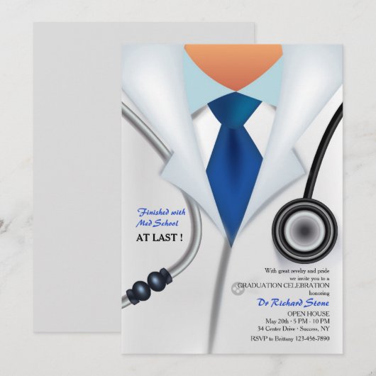 De dokter is op uitnodiging (Voorkant / Achterkant)