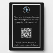 De dokter raadde stand aan fotoplaat (voorkant)