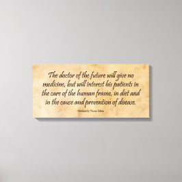 De dokter van de toekomst canvas afdruk