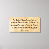 De dokter van de toekomst canvas afdruk (Voorkant)