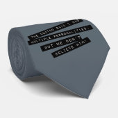 De dokter zei dat ik meerdere persoonlijkheden heb stropdas (Opgerold)