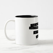 De dokter zei dat ik meerdere persoonlijkheden heb tweekleurige koffiemok (Links)