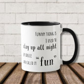 De dokter zei dat ik slaaptekort heb - grappig mok