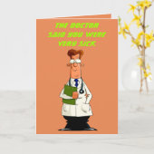 De dokter zei dat je een heel zieke Kaart was (Gele Bloem)