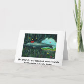 De dolfijn en de krab waren vrienden kaart (Achterkant)