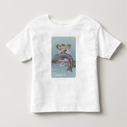 De dolfijn van Pelorus Jack Risso Kinder Shirts (Voorkant)