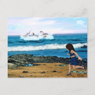 De Dolfijnen bekijken Briefkaart
