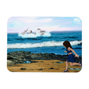 De Dolfijnen bekijken Magneet