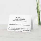 De Dolfijnen van Nori Kaart (Achterkant)