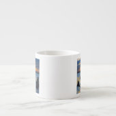 De dolfijnen zonder fles in zonlicht espresso kop (Voorkant)